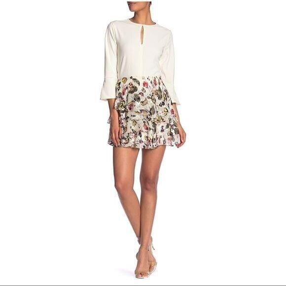 Grey by Jason Wu Silk Blend Floral Skirt Size 2 - Picture 1 of 6